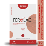 infless Ferolac Demir (Bisglisinat Şelat), Laktoferrin ve C Vitamini – 30 Kapsül