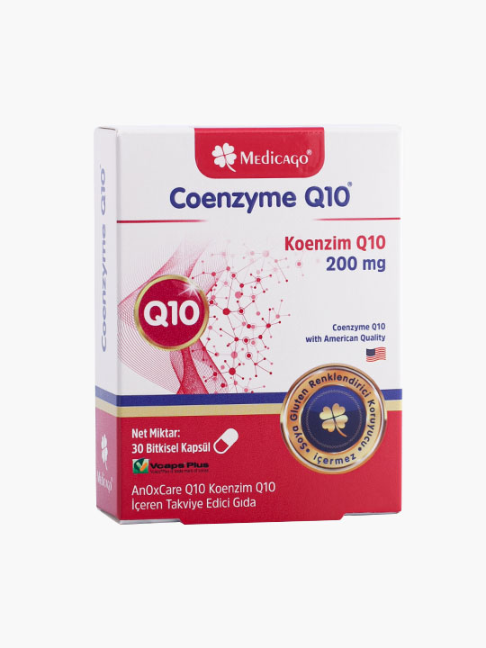 Medicago Coenzyme Q10 200 mg 30 Kapsül Medicago Coenzyme Q10 200 mg 30 Kapsül - Görsel 1